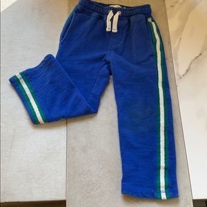 MINI BODEN thick cozy side stripe pants